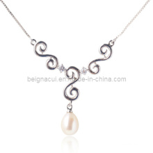 925 Silver Freshwater Peal Necklace